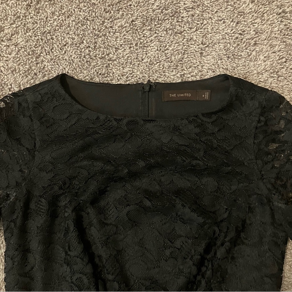 Black Lace Dress - Picture 3 of 9